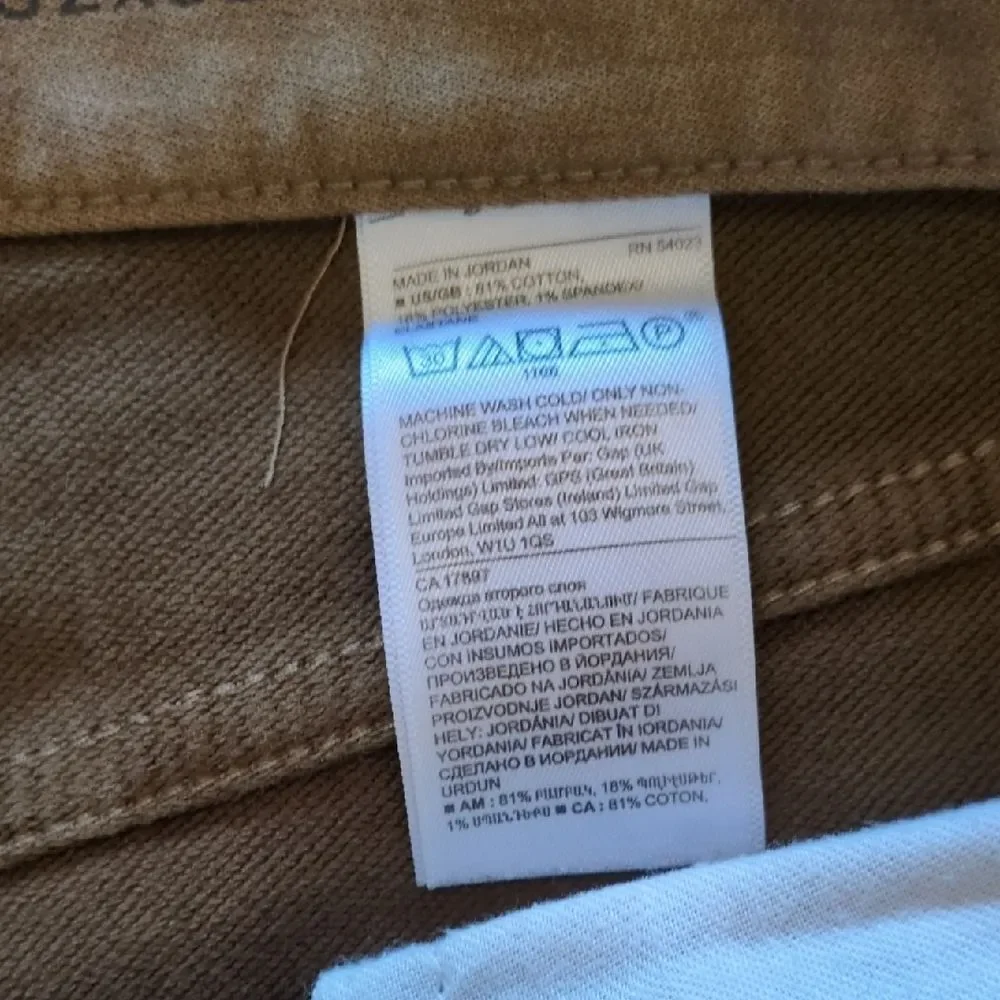 Banana Republic Traveler Pants Light Toffee Athletic Taper Fit 32x30